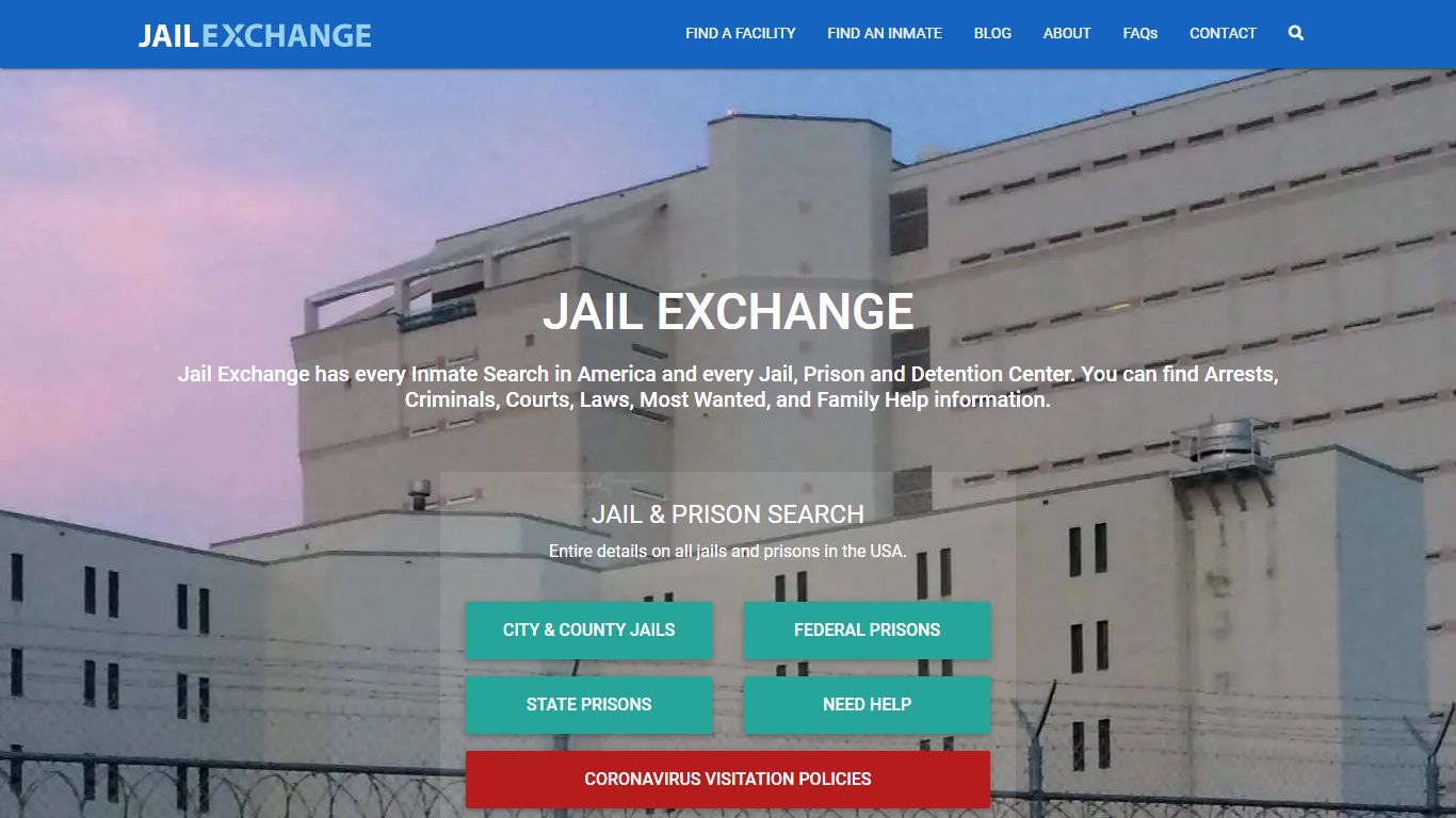 Inmate Search for Frederick County | Jails in Virginia - Jail Exchange